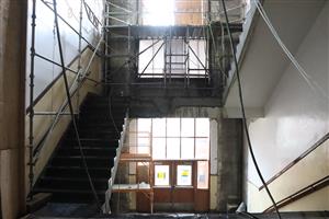  The interior of the Auditorium stairs 